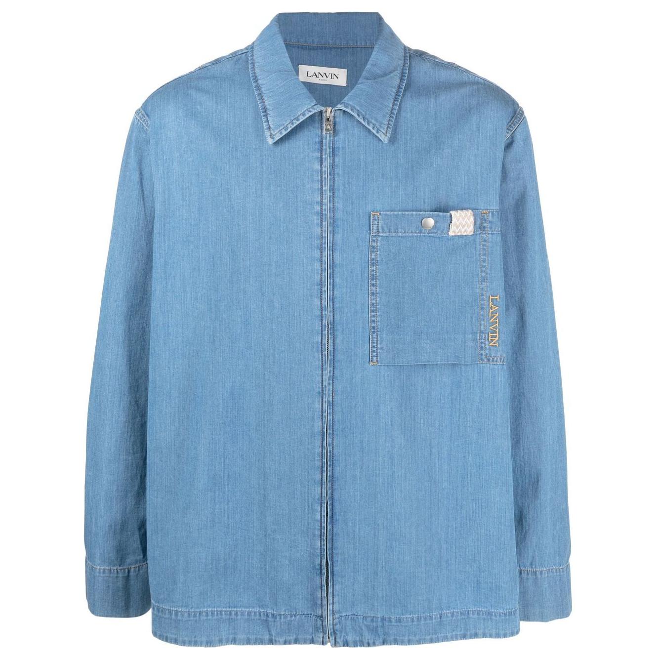 Lanvin Shirts Clear Blue Shirts Lanvin Cadet Blue