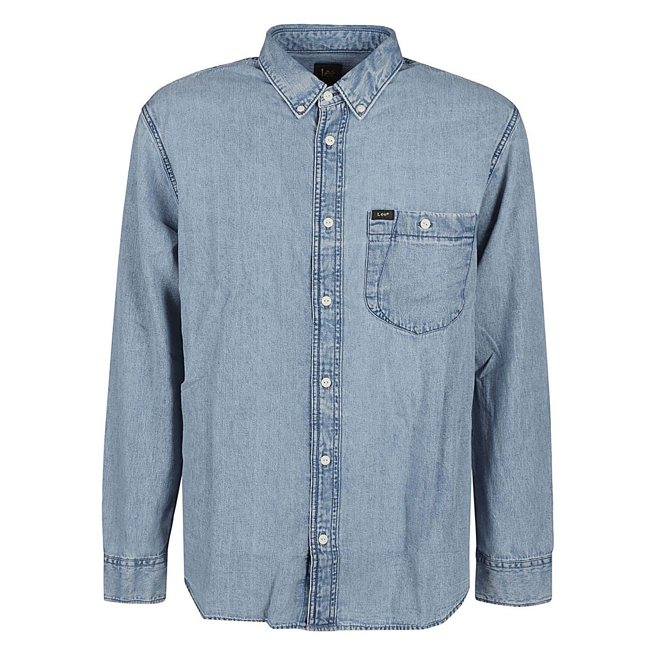 Lee Shirts Clear Blue Shirts Lee Light Slate Gray