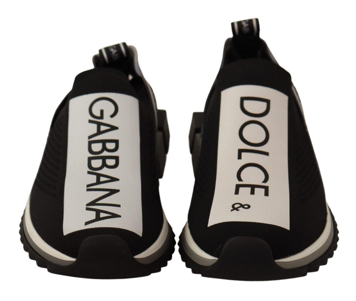 Dolce & Gabbana Chic Monochrome Sorrento Slip-On Sneakers