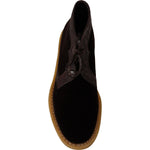 Dolce & Gabbana Exotic Caiman Leather Ankle Boots in Brown Dolce & Gabbana Black