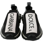 Dolce & Gabbana Dapper Black Casual Sport Sneakers Dolce & Gabbana Dark Slate Gray