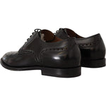 Dolce & Gabbana Elegant Wingtip Oxford Formal Shoes Dolce & Gabbana Black