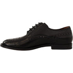Dolce & Gabbana Elegant Wingtip Oxford Formal Shoes Dolce & Gabbana Black
