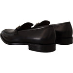 Salvatore Ferragamo Suave Black Leather Gancio Bit Loafers Dress Shoes Salvatore Ferragamo Black