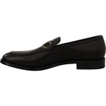 Salvatore Ferragamo Suave Black Leather Gancio Bit Loafers Dress Shoes Salvatore Ferragamo Black