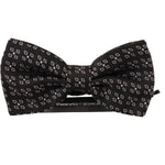 Dolce & Gabbana Elegant Polka Dot Silk Bow Tie Dolce & Gabbana Black