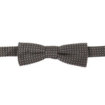 Dolce & Gabbana Elegant Black Silk Bow Tie Dolce & Gabbana Dark Slate Gray