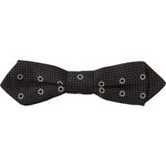 Dolce & Gabbana Polka Dot Silk Bow Tie in Black and White Dolce & Gabbana Black