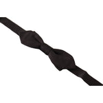 Dolce & Gabbana Elegant Black Silk Bow Tie Dolce & Gabbana Black