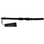 Dolce & Gabbana Elegant Black Silk Bow Tie Dolce & Gabbana Black