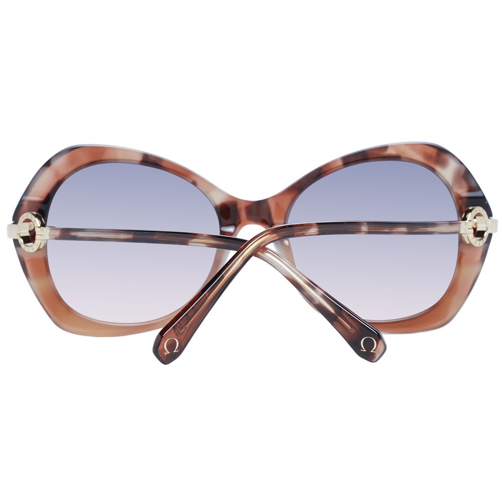 Omega Brown Women Sunglasses Omega Gray