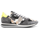Philippe Model Army Hue Suede Insert Sneakers Philippe Model Light Gray