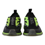 Dolce & Gabbana Black Yellow SORRENTO Sport Stretch Sneakers Shoes Dolce & Gabbana Dark Slate Gray