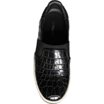 Dolce & Gabbana Black Leather Loafers Slippers Casual Shoes Dolce & Gabbana Black