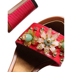 Dolce & Gabbana Fuchsia Leather Embellished Keira Sandals Shoes 1728,67345645728,Dolce & Gabbana,EU36/US6,Fuchsia,Material: 100% Calf Leather,New with tags,Sandals - Women - Shoes,Shoes,Women,Women - Shoes Dolce & Gabbana LA11426-36