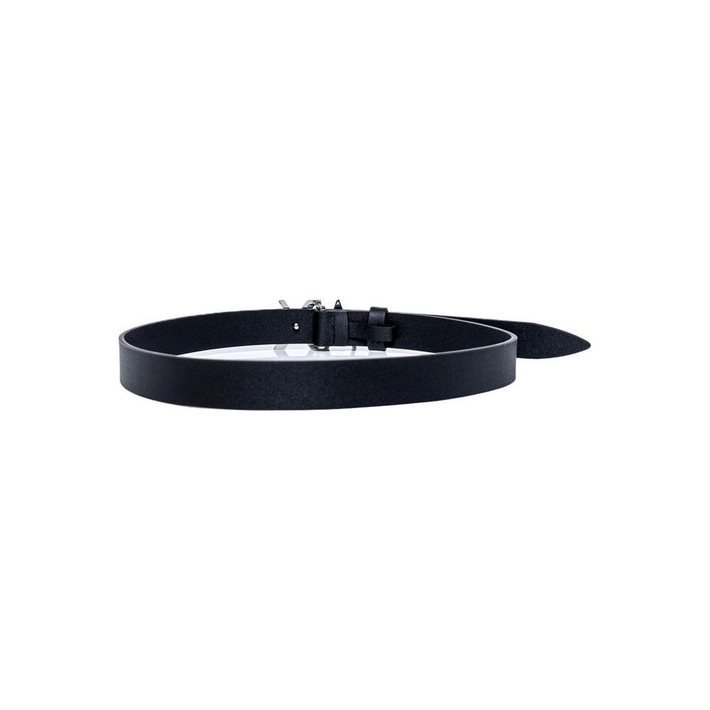 Armani Exchange Black Leather Belt