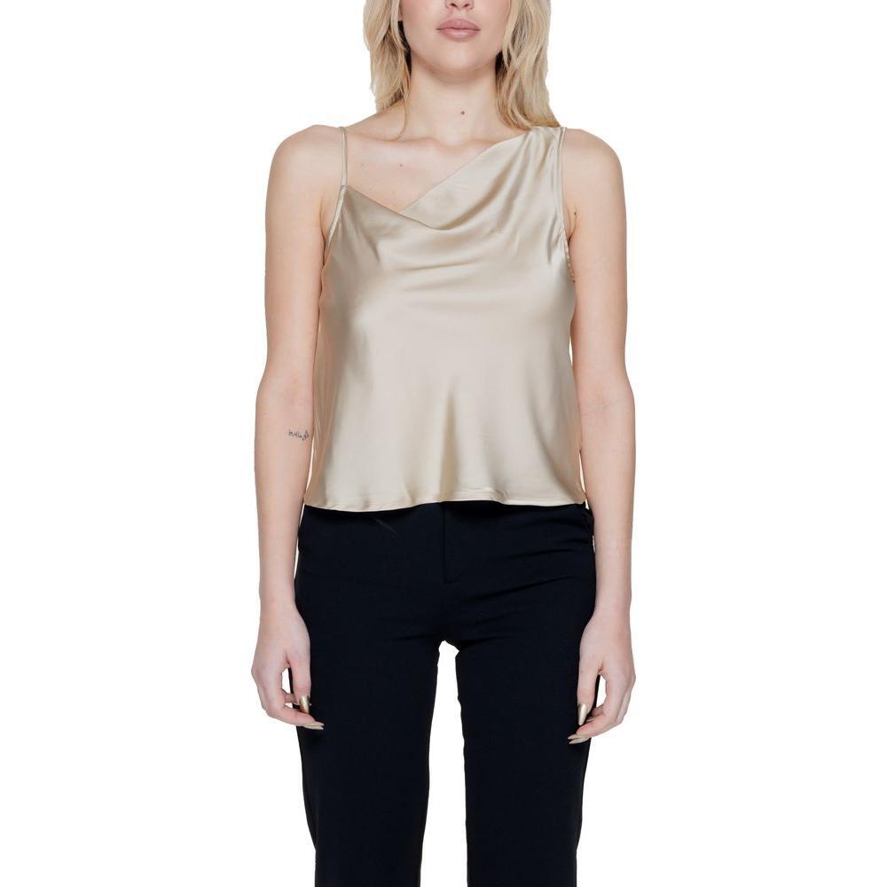 Only Gold Polyester Tops & T-Shirt 1728,71956299936,Clothing,Gold,IT42|M,New with tags,Only,Tops & T-Shirts - Women - Clothing,Women,Women - Clothing Only ON-14219000155-IT42|M
