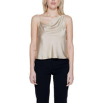 Only Gold Polyester Tops & T-Shirt 1728,71956299936,Clothing,Gold,IT42|M,New with tags,Only,Tops & T-Shirts - Women - Clothing,Women,Women - Clothing Only ON-14219000155-IT42|M