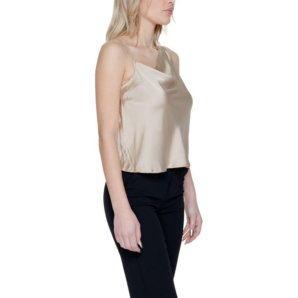 Only Gold Polyester Tops & T-Shirt 1728,71956299936,Clothing,Gold,IT42|M,New with tags,Only,Tops & T-Shirts - Women - Clothing,Women,Women - Clothing Only ON-14219000155-IT42|M