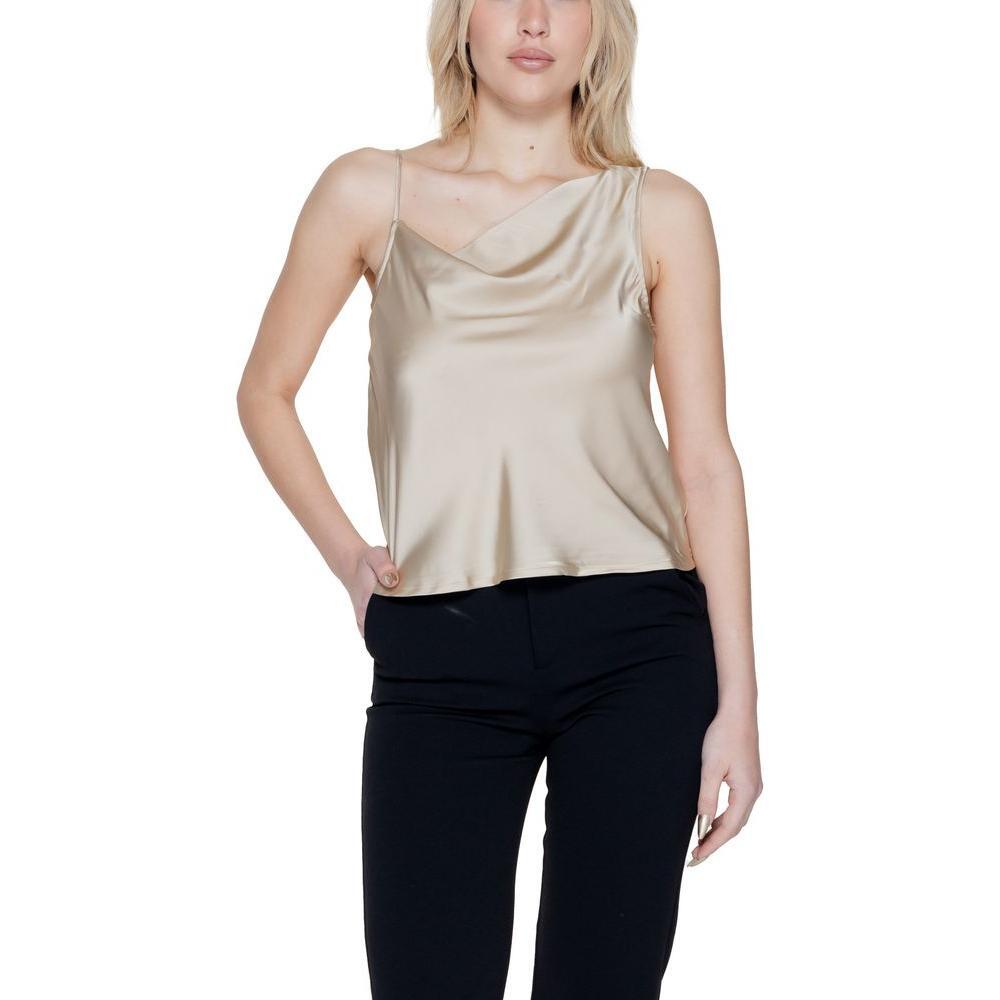 Only Gold Polyester Tops & T-Shirt 1728,71956299936,Clothing,Gold,IT42|M,New with tags,Only,Tops & T-Shirts - Women - Clothing,Women,Women - Clothing Only ON-14219000155-IT42|M