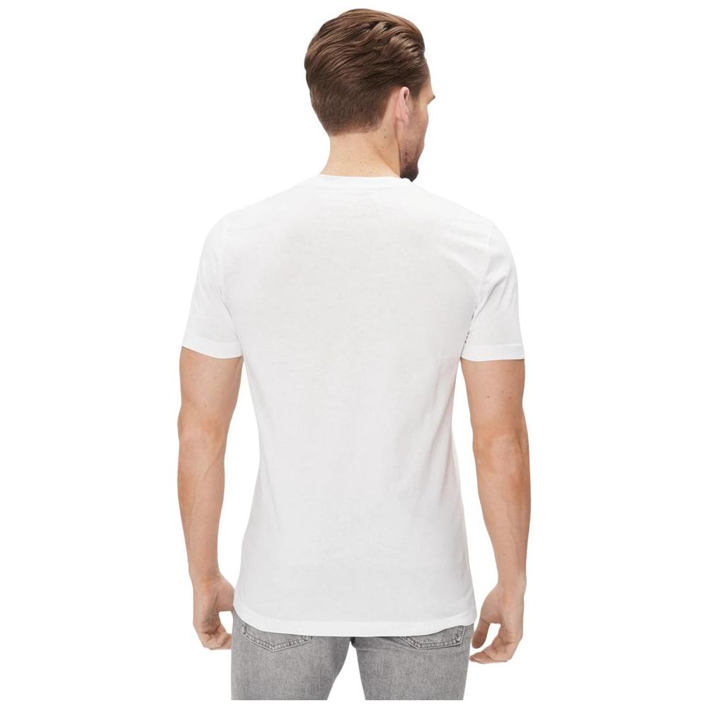 Calvin Klein Jeans White Cotton T-Shirt