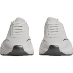 Dolce & Gabbana White Silver DAYMASTER Leather Sneakers Shoes 1728,67345645728,Dolce & Gabbana,EU44.5/US11.5,Material: 83% Calf Leather 10% PU 7% Polyester,Men,Men - Shoes,New with tags,Shoes,Sneakers - Men - Shoes,White Dolce & Gabbana MV6430