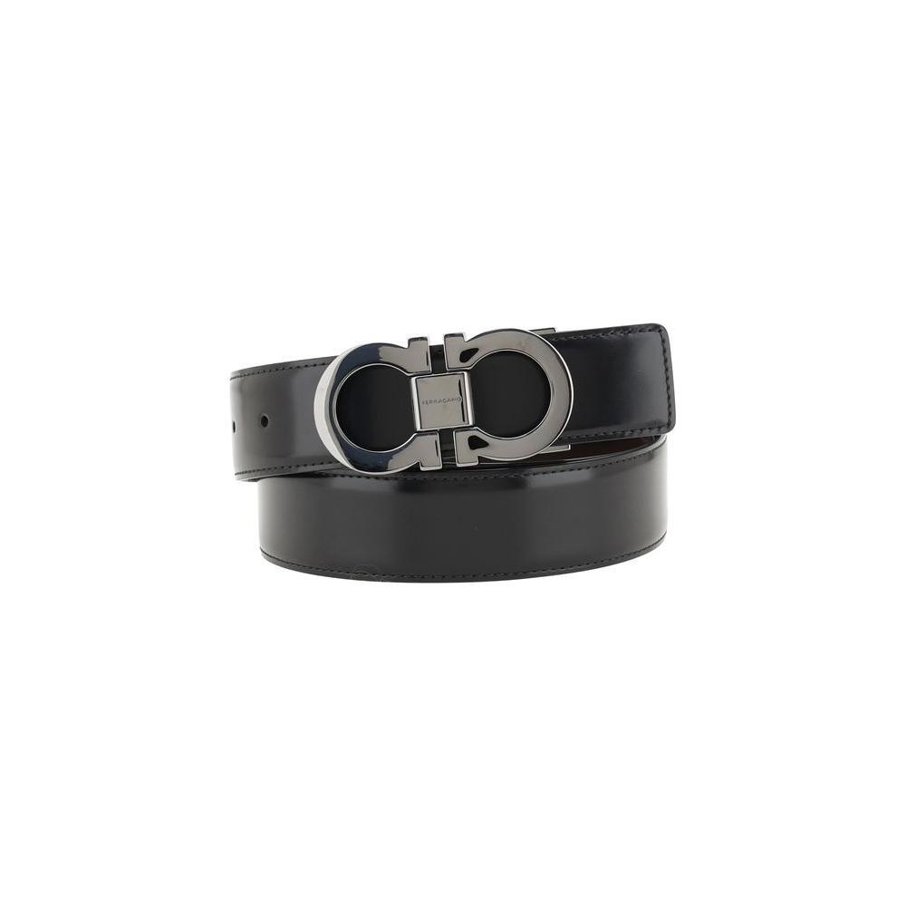 Ferragamo Reversible Belt 100 cm / 40 Inches,105 cm / 42 Inches,110 cm / 44 Inches,1728,72470364320,90 cm / 36 Inches,95 cm / 38 Inches,Accessories,Belts - Men - Accessories,Black,Ferragamo,Men,Men - Accessories,New with tags Ferragamo FE-644557001-110 CM