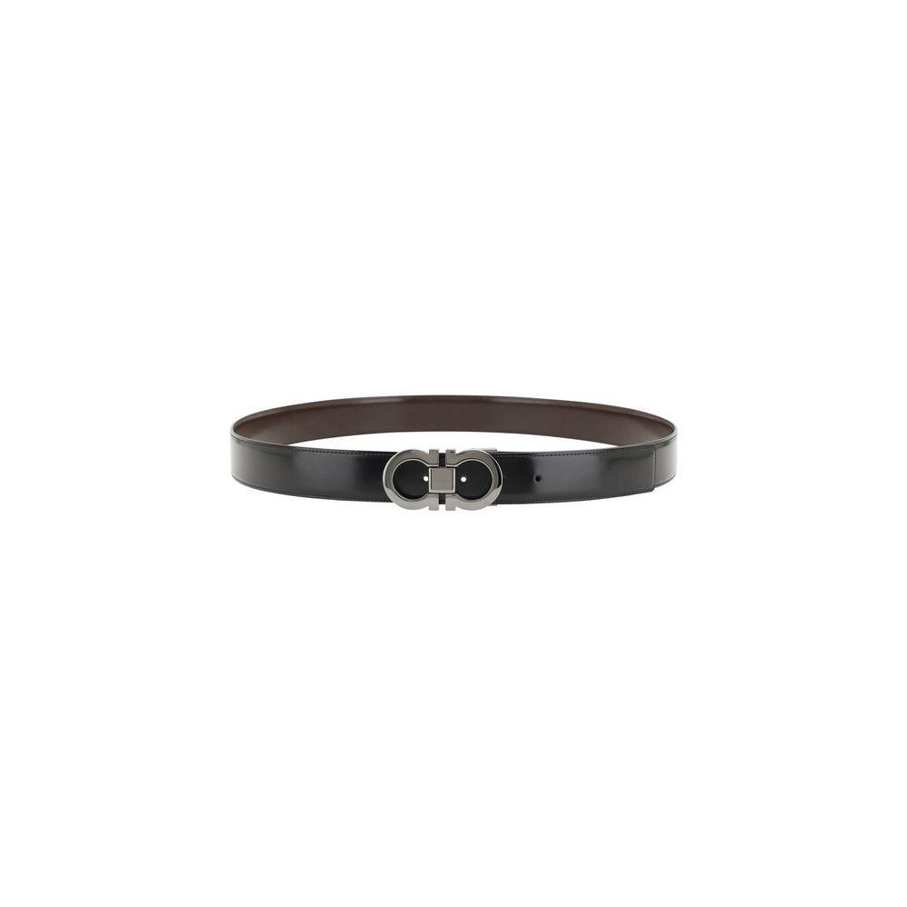Ferragamo Reversible Belt 100 cm / 40 Inches,105 cm / 42 Inches,110 cm / 44 Inches,1728,72470364320,90 cm / 36 Inches,95 cm / 38 Inches,Accessories,Belts - Men - Accessories,Black,Ferragamo,Men,Men - Accessories,New with tags Ferragamo FE-644557001-110 CM