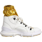 Dolce & Gabbana White Nylon Galileo High Top Sneakers Shoes 1728,67345645728,Dolce & Gabbana,EU44/US11,Material: 62% Nylon 38% Leather,Men,Men - Shoes,Preowned / Defect,Shoes,Sneakers - Men - Shoes,White Dolce & Gabbana MV6610-44