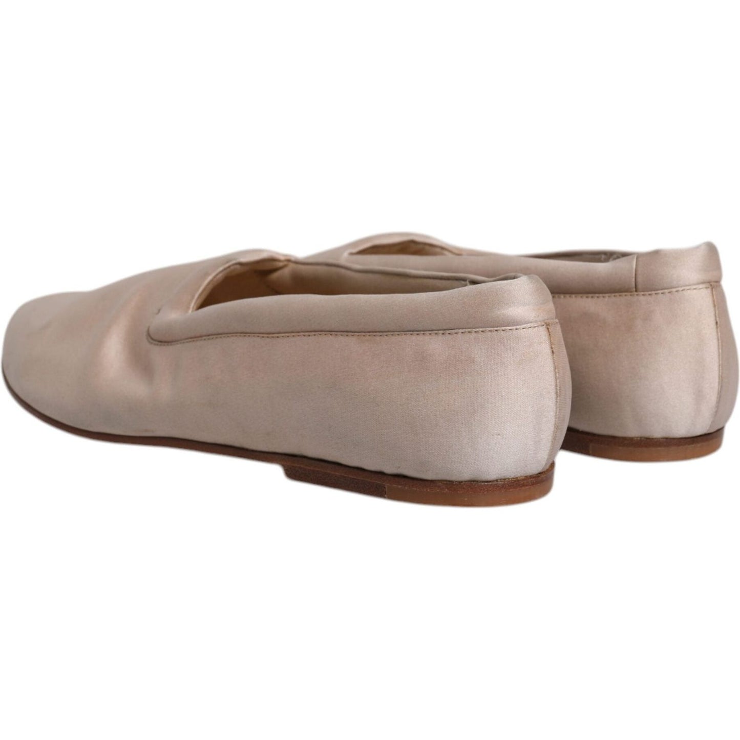 Dolce & Gabbana Beige Fabric Slip On Ballerina Flats Shoes 1728,67345645728,Beige,Dolce & Gabbana,EU39/US8.5,Flat Shoes - Women - Shoes,Material: Fabric,Preowned / Defect,Shoes,Women,Women - Shoes Dolce & Gabbana LA12136-39