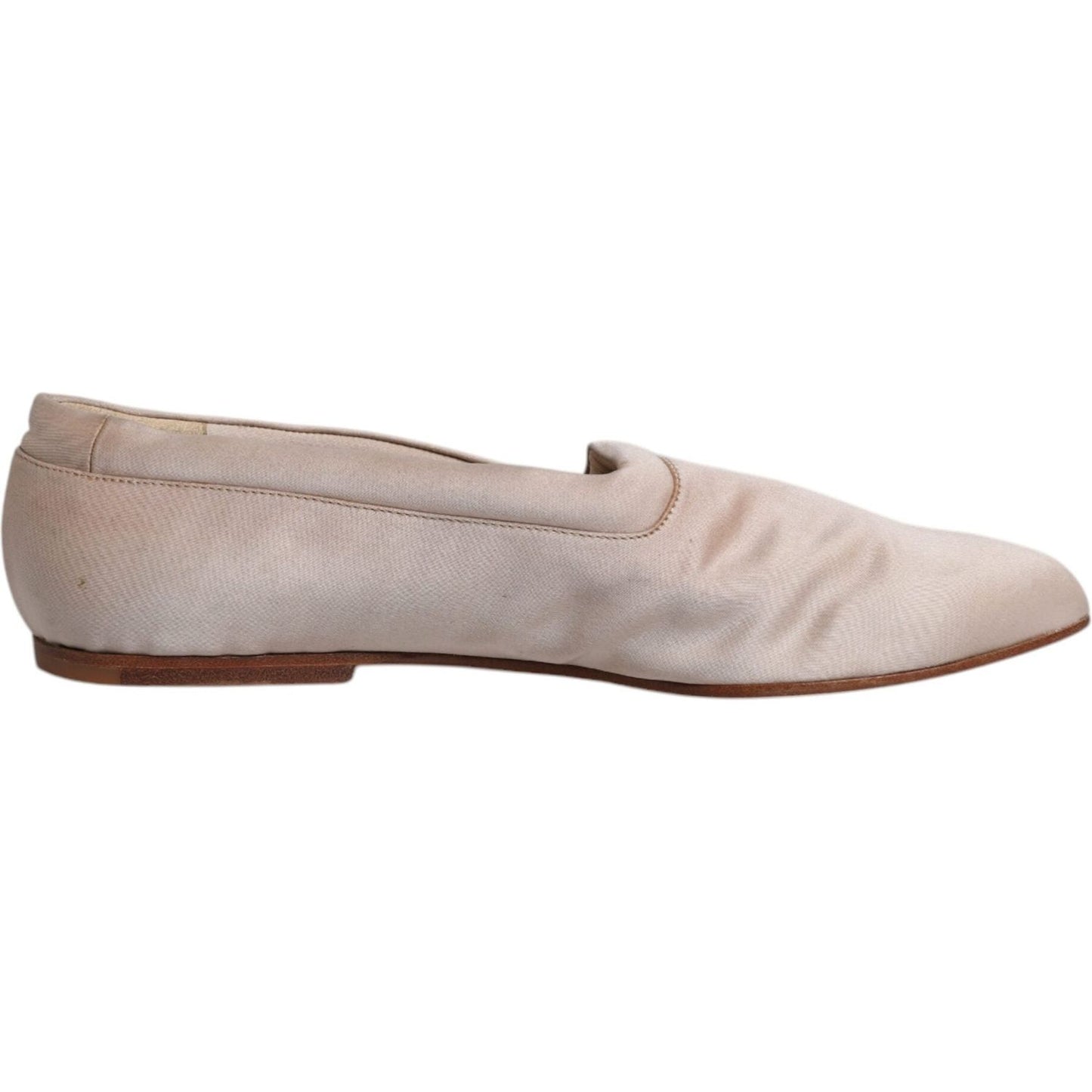 Dolce & Gabbana Beige Fabric Slip On Ballerina Flats Shoes 1728,67345645728,Beige,Dolce & Gabbana,EU39/US8.5,Flat Shoes - Women - Shoes,Material: Fabric,Preowned / Defect,Shoes,Women,Women - Shoes Dolce & Gabbana LA12136-39