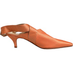 Dolce & Gabbana Orange Kitten Heels Slingback Sandals Shoes 1728,67345645728,Dolce & Gabbana,EU40/US9.5,Material: Leather,Orange,Preowned / Defect,Sandals - Women - Shoes,Shoes,Women,Women - Shoes Dolce & Gabbana LA12217-40