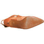 Dolce & Gabbana Orange Kitten Heels Slingback Sandals Shoes 1728,67345645728,Dolce & Gabbana,EU40/US9.5,Material: Leather,Orange,Preowned / Defect,Sandals - Women - Shoes,Shoes,Women,Women - Shoes Dolce & Gabbana LA12217-40