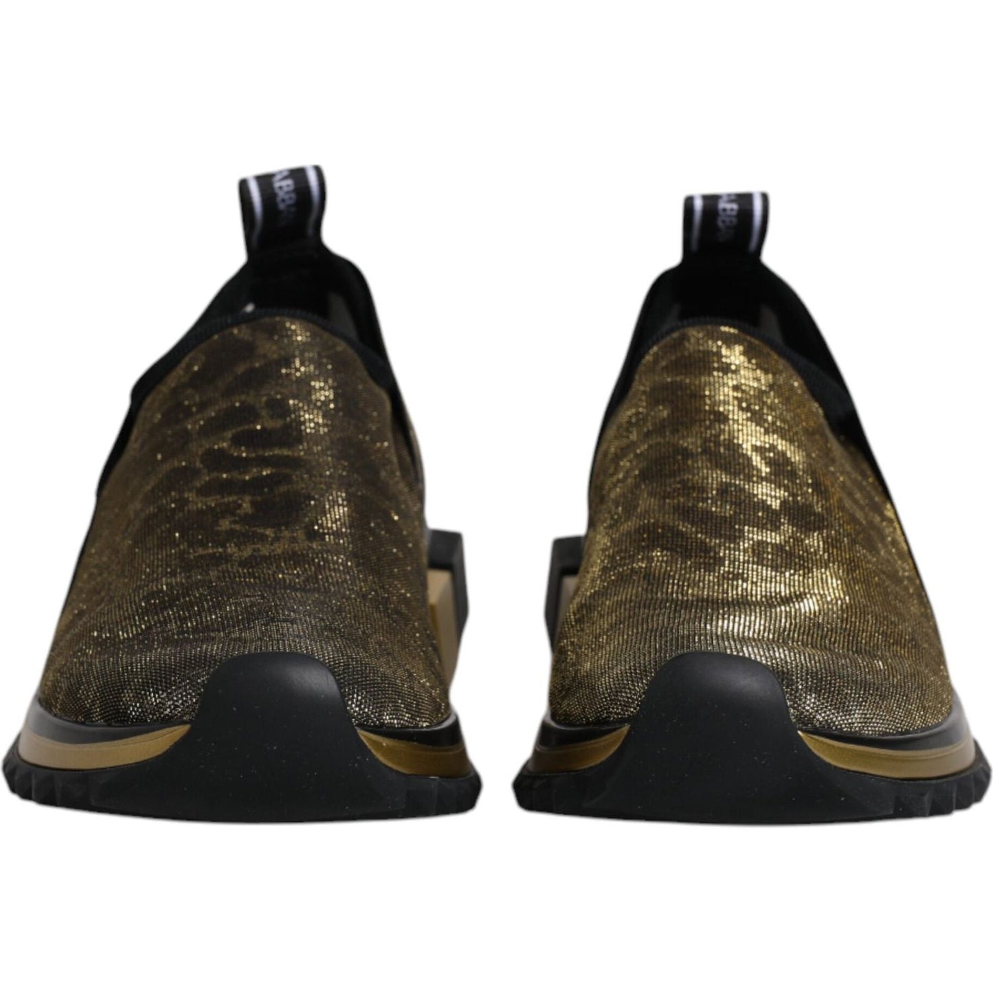 Dolce & Gabbana Gold Glitter Leopard Sorrento Sneakers Shoes 1728,67345645728,Dolce & Gabbana,EU36/US6,Gold,Material: Polyester,Preowned / Defect,Shoes,Sneakers - Women - Shoes,Women,Women - Shoes Dolce & Gabbana LA12203-36