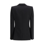 Chloé Double-breasted Blazer 1728,72470364320,Black,Chloé,Clothing,IT40 | M,New with tags,Suits & Blazers - Women - Clothing,Women,Women - Clothing Chloé CH-CH25SVE04299001-IT40 | M
