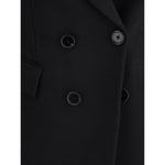 Chloé Double-breasted Blazer 1728,72470364320,Black,Chloé,Clothing,IT40 | M,New with tags,Suits & Blazers - Women - Clothing,Women,Women - Clothing Chloé CH-CH25SVE04299001-IT40 | M
