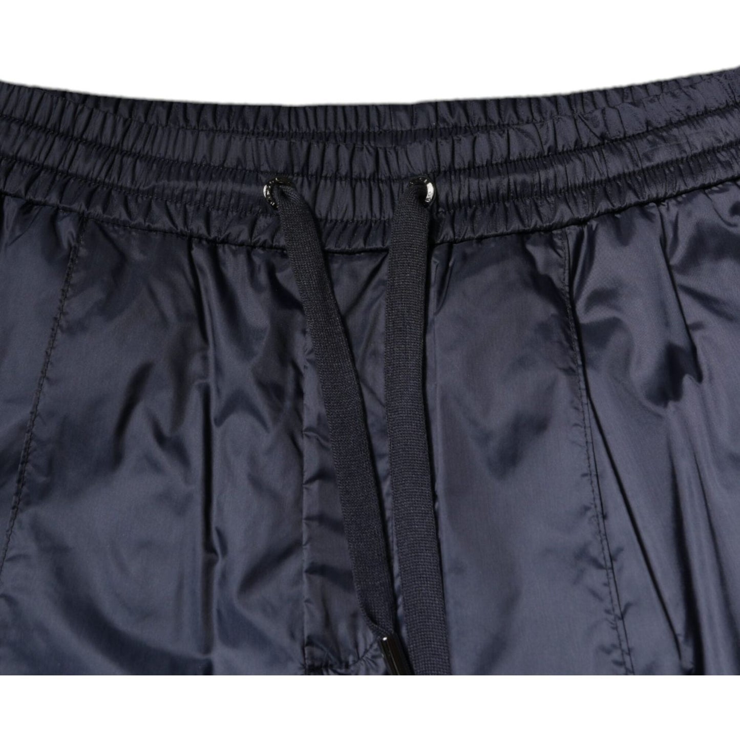 Dolce & Gabbana Dark Blue Cotton Skinny Sweatpants Pants