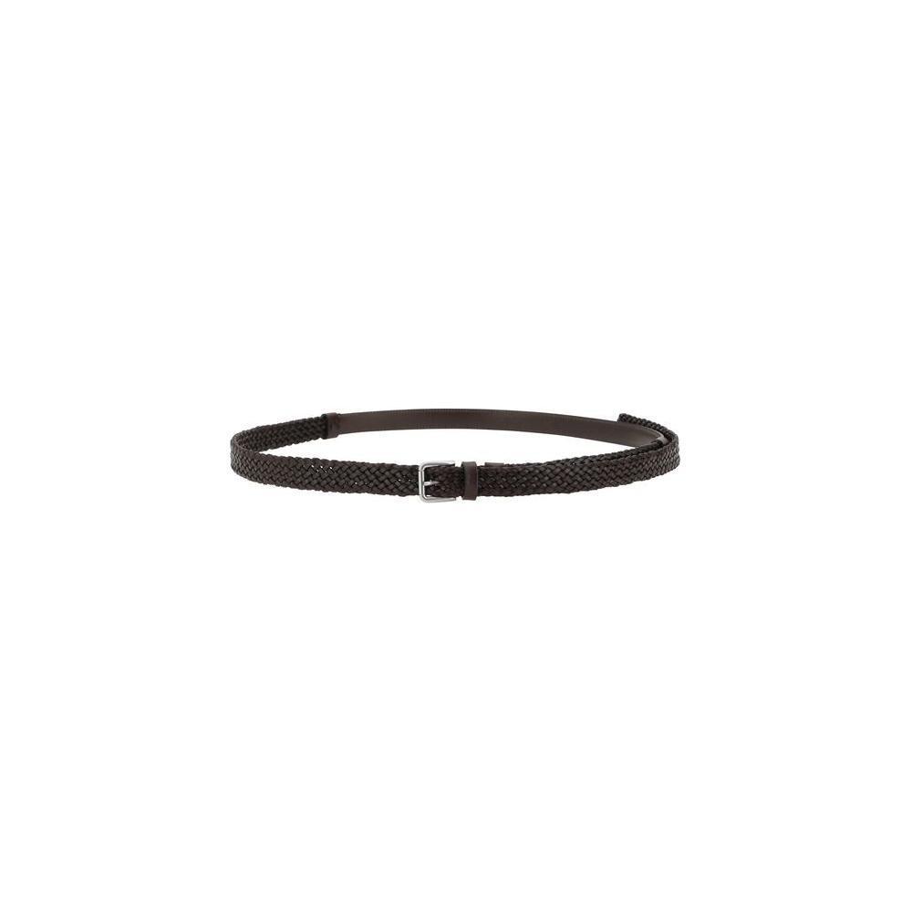 Dolce & Gabbana Woven design Belt 100 cm / 40 Inches,105 cm / 42 Inches,110 cm / 44 Inches,1728,72470364320,90 cm / 36 Inches,95 cm / 38 Inches,Accessories,Belts - Men - Accessories,Brown,Dolce & Gabbana,Men,Men - Accessories,New with tags Dolce & Gabbana