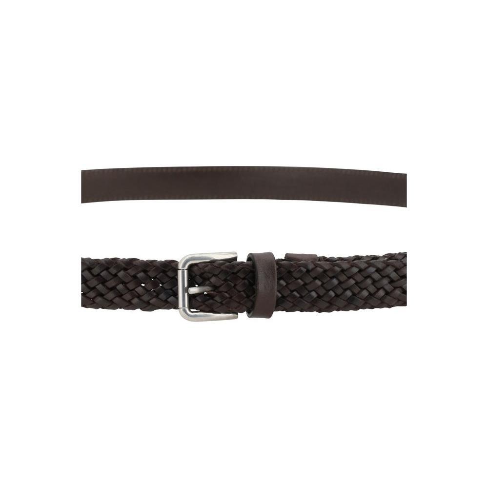 Dolce & Gabbana Woven design Belt 100 cm / 40 Inches,105 cm / 42 Inches,110 cm / 44 Inches,1728,72470364320,90 cm / 36 Inches,95 cm / 38 Inches,Accessories,Belts - Men - Accessories,Brown,Dolce & Gabbana,Men,Men - Accessories,New with tags Dolce & Gabbana