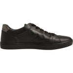 Dolce & Gabbana Black Leather Heart Embellished Sneakers Shoes