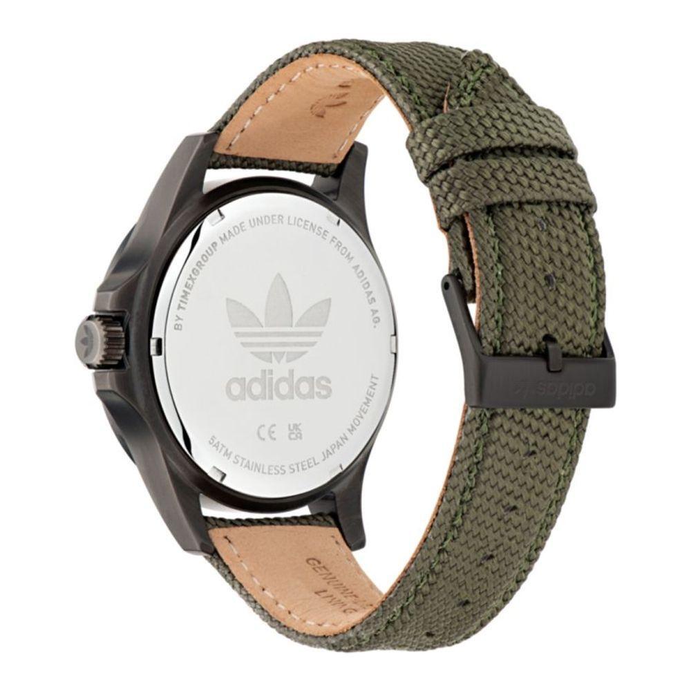 Adidas Green Fabric Watch 1728,67434610848,Adidas,Green,New with tags,Unisex,Unisex Watches - Watches,Watches Adidas ADAOFH23017AC