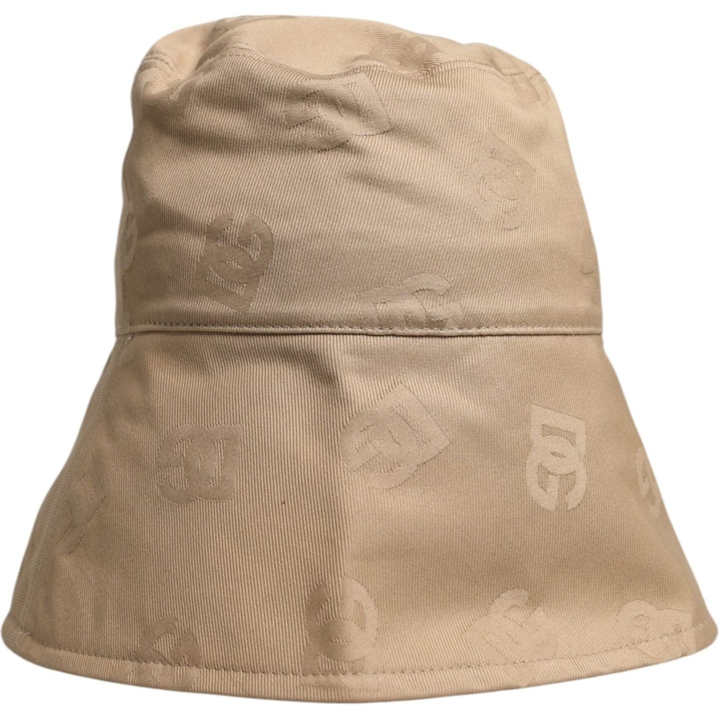 Dolce & Gabbana Beige Logo Monogram Cotton Bucket Cap 1728,58 cm|M,67345645728,Accessories,Beige,Dolce & Gabbana,Hats & Caps - Men - Accessories,Material: 100% Cotton,Men,Men - Accessories,New with tags Dolce & Gabbana HAT9755-58