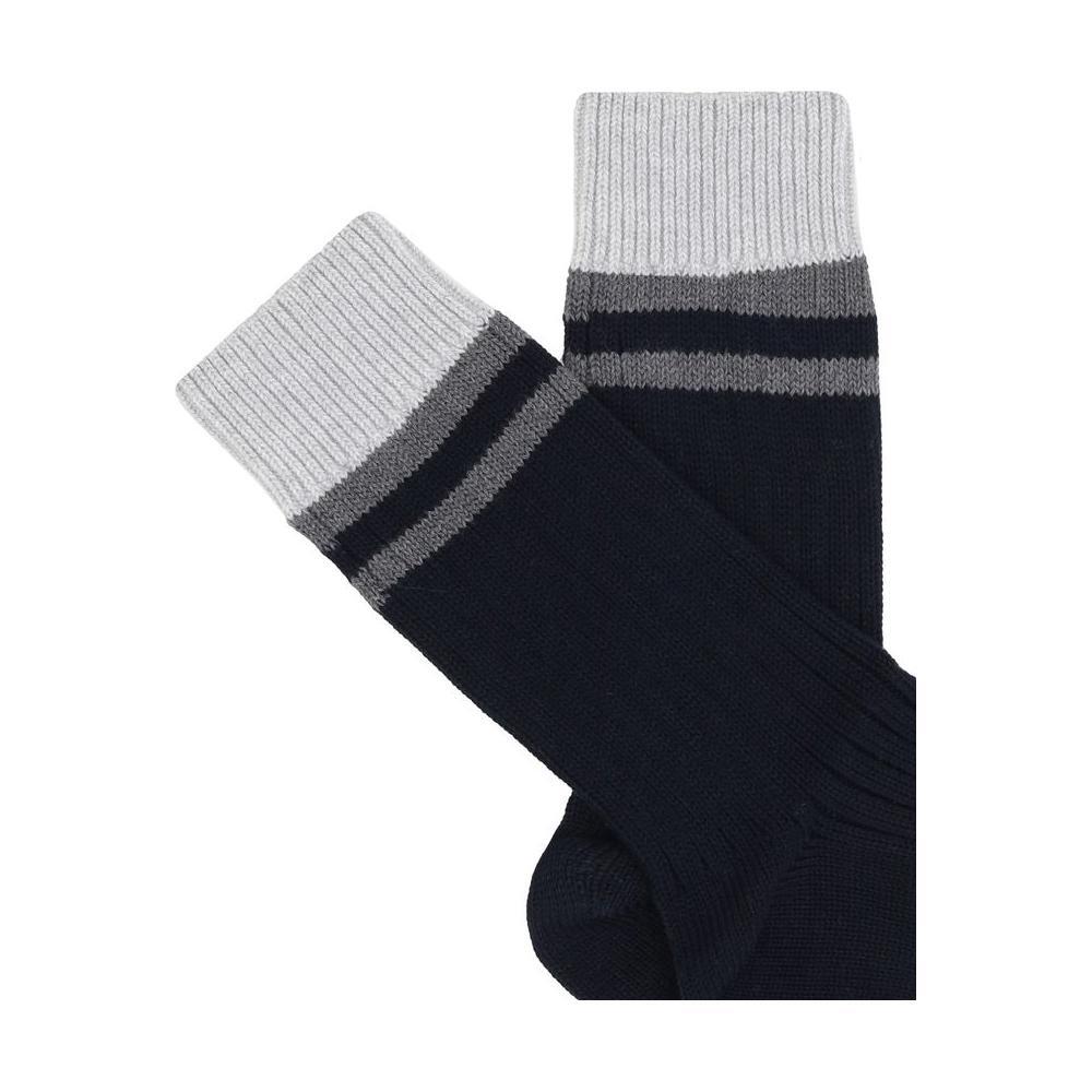 Brunello Cucinelli Cotton Socks 1728,72470364320,Accessories,Black,Brunello Cucinelli,L,M,Men,Men - Accessories,New with tags,Socks - Men - Accessories Brunello Cucinelli BR-MCS93551CVV46-L