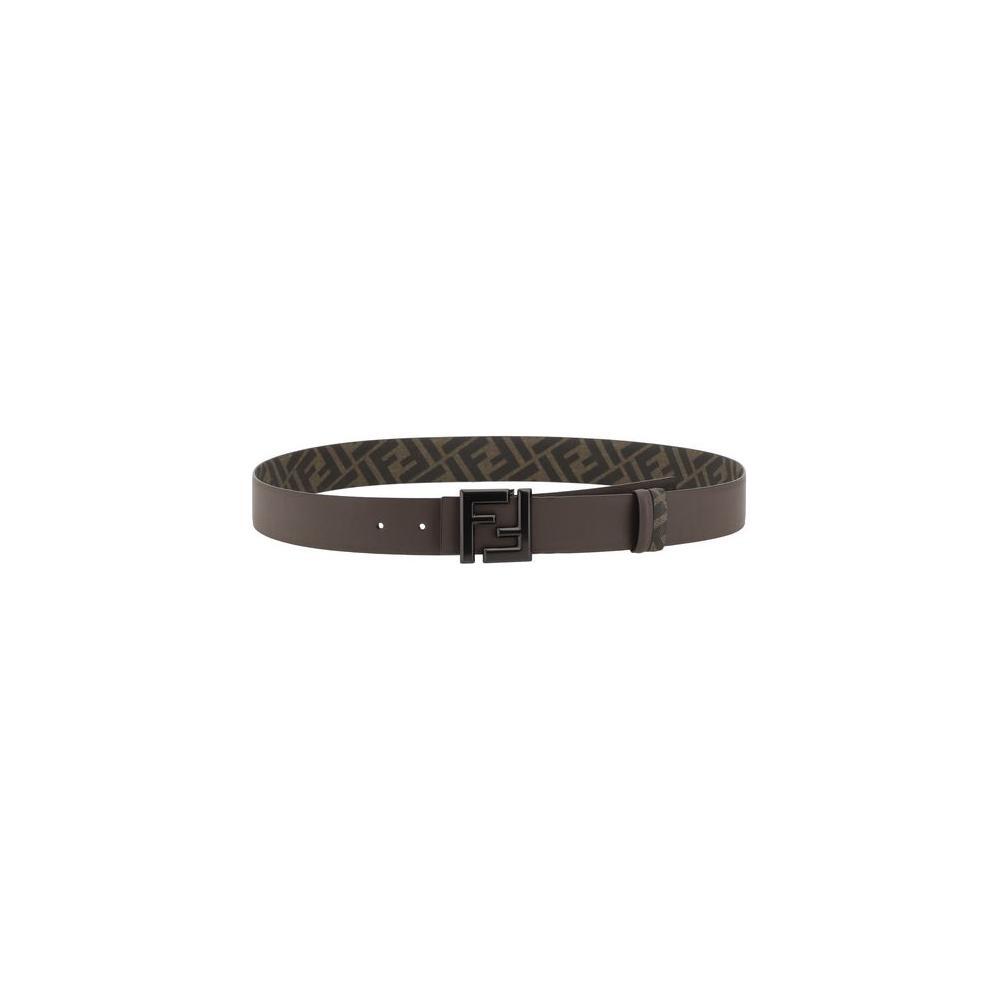 Fendi FF Logo reversible Belt 100 cm / 40 Inches,105 cm / 42 Inches,110 cm / 44 Inches,1728,72470364320,85 cm / 34 Inches,90 cm / 36 Inches,Accessories,Belts - Men - Accessories,Brown,Fendi,Men,Men - Accessories,New with tags Fendi FE-7C0541ASIWF1S9V-100