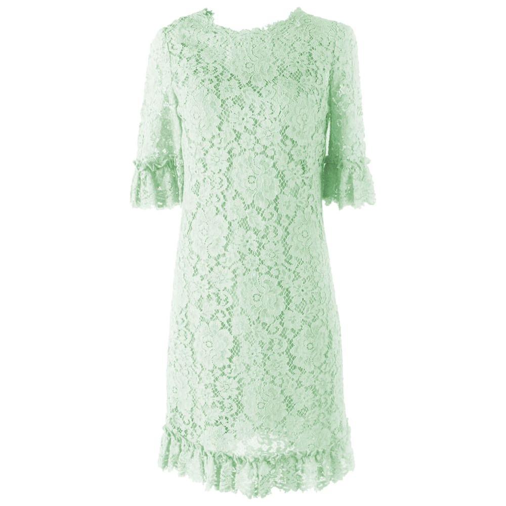 Dolce & Gabbana Green Cotton Dress