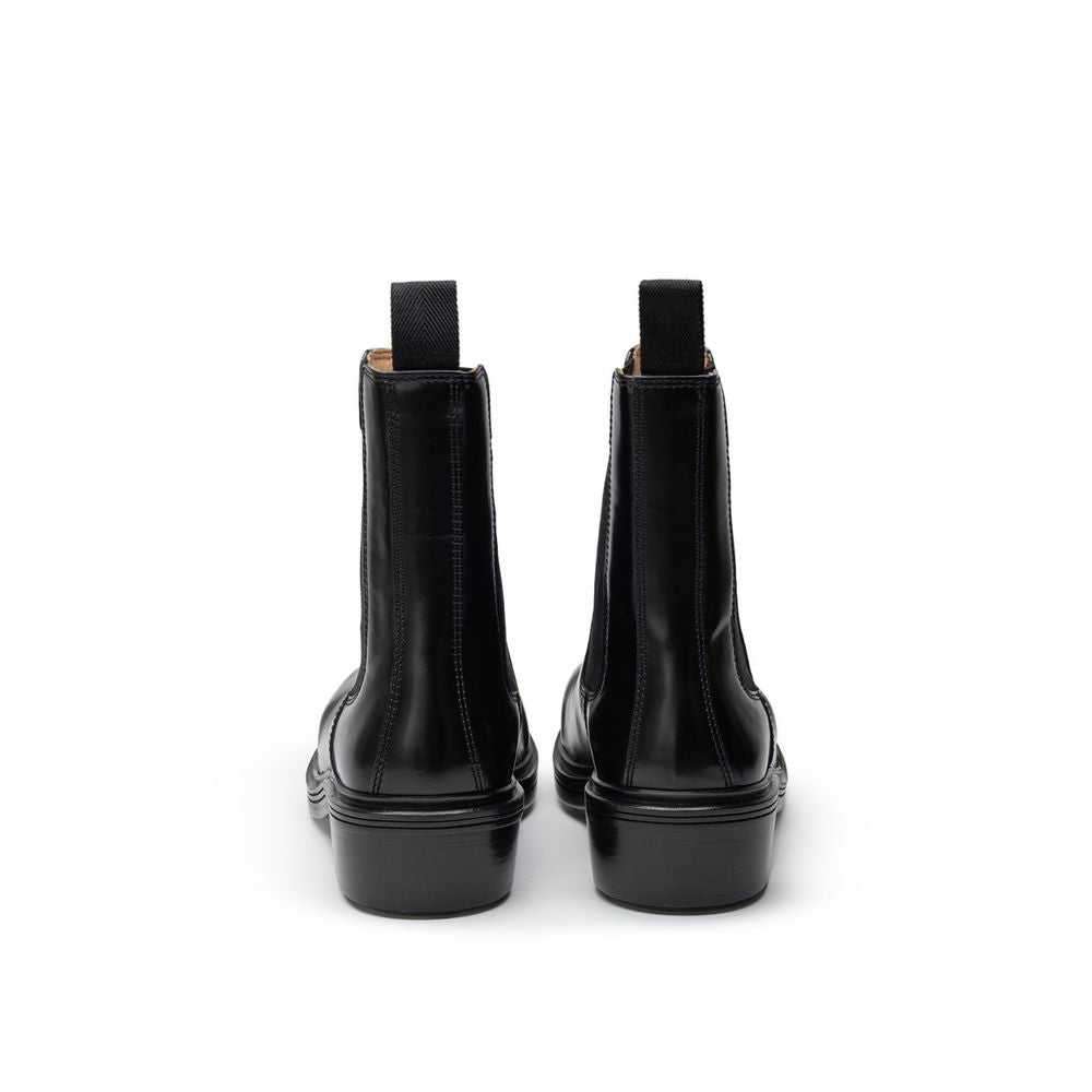 Bottega Veneta Black Leather Boot 1728,67397976224,Black,Boots - Men - Shoes,Bottega Veneta,EU42/US9,Men,Men - Shoes,New with tags,Shoes Bottega Veneta BO-8429676-EU42/US9