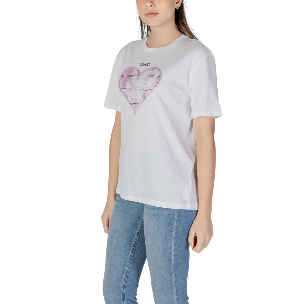 Liu Jo White Cotton Tops & T-Shirt