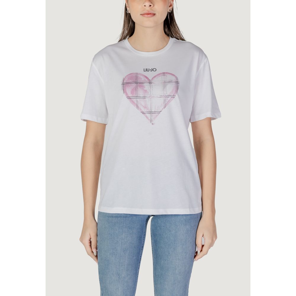 Liu Jo White Cotton Tops & T-Shirt