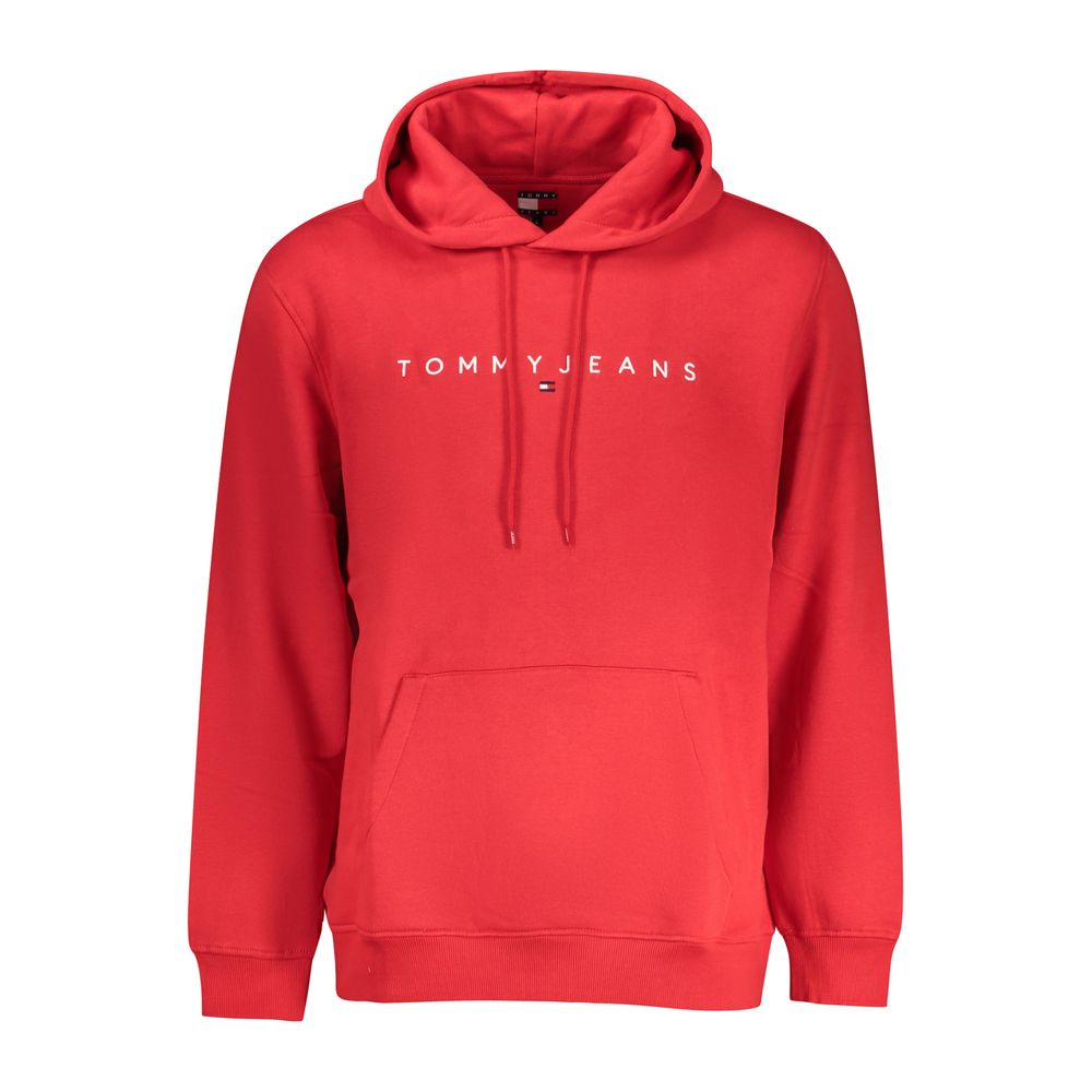 Tommy Hilfiger Red Cotton Men Sweater Tommy Hilfiger Firebrick