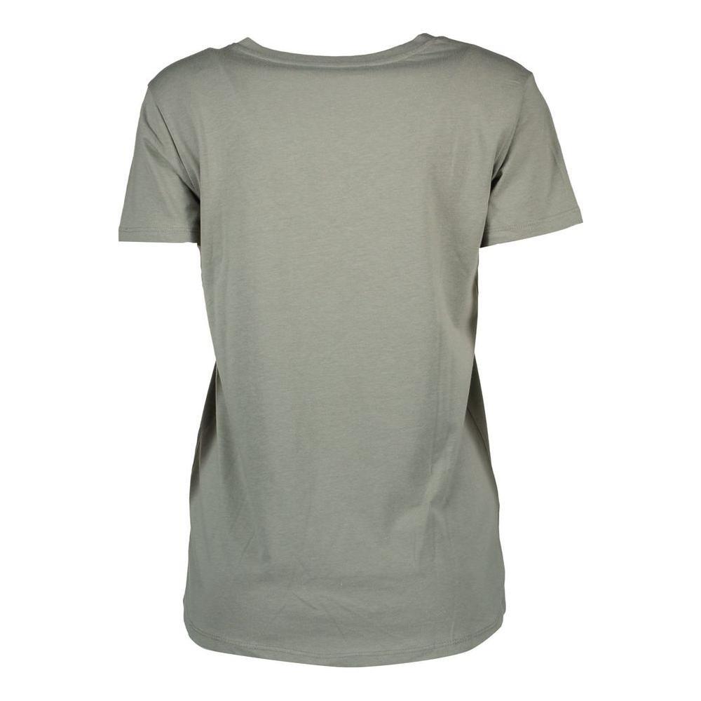 Silvian Heach Green Cotton Unisex T-Shirt 1728,67403481248,Clothing,Green,New with tags,Silvian Heach,Tops & T-Shirts - Women - Clothing,Women,Women - Clothing,XS Silvian Heach SI-6559-XS